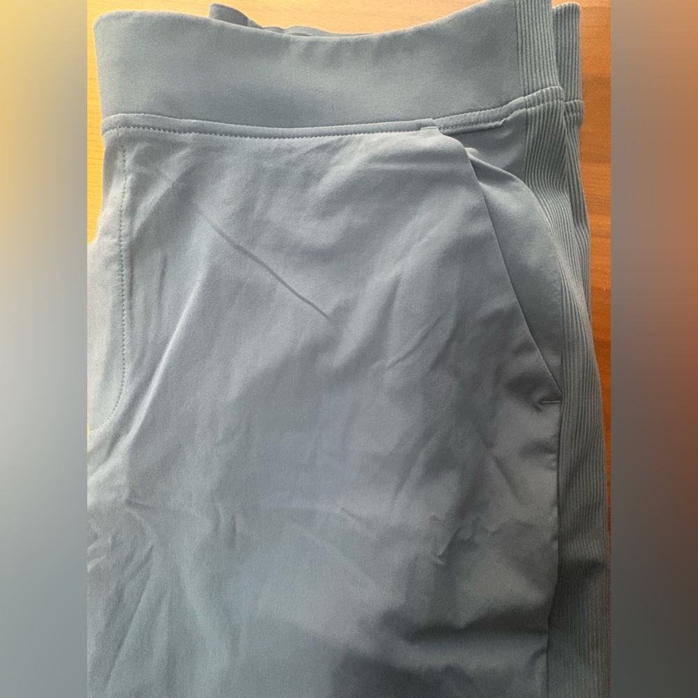 Athleta XL Brooklyn Blue track Pants EUC